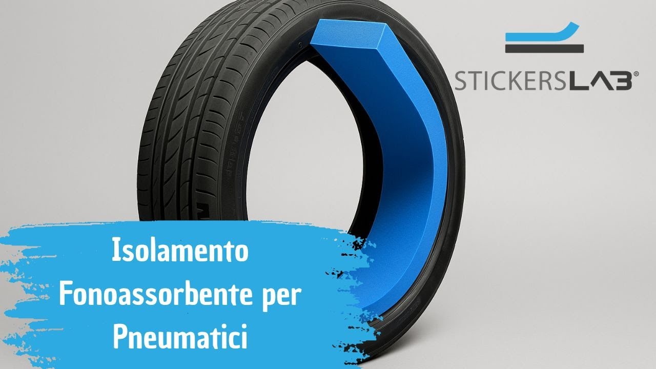 StickersLab - Isolamento Fonoassorbente per Pneumatici: Elimina il Rumore di Rotolamento
