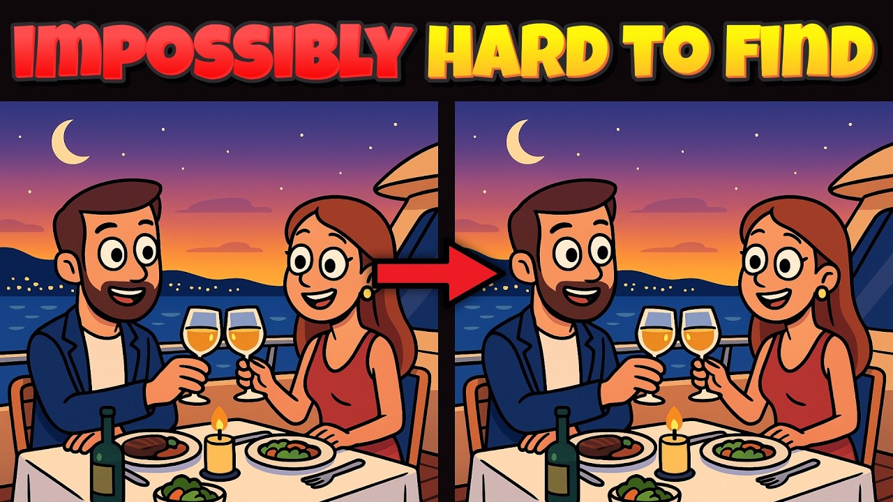 Brain Training: Spot the 3 Differences (Hard Mode)