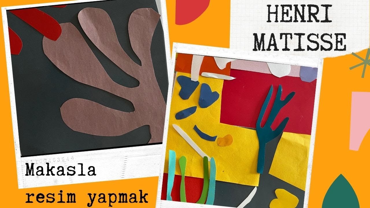HENRI MATISSE gibi Makasla resim yapıyoruz. Henri Matisse hayatı ve dahası bu videoda!