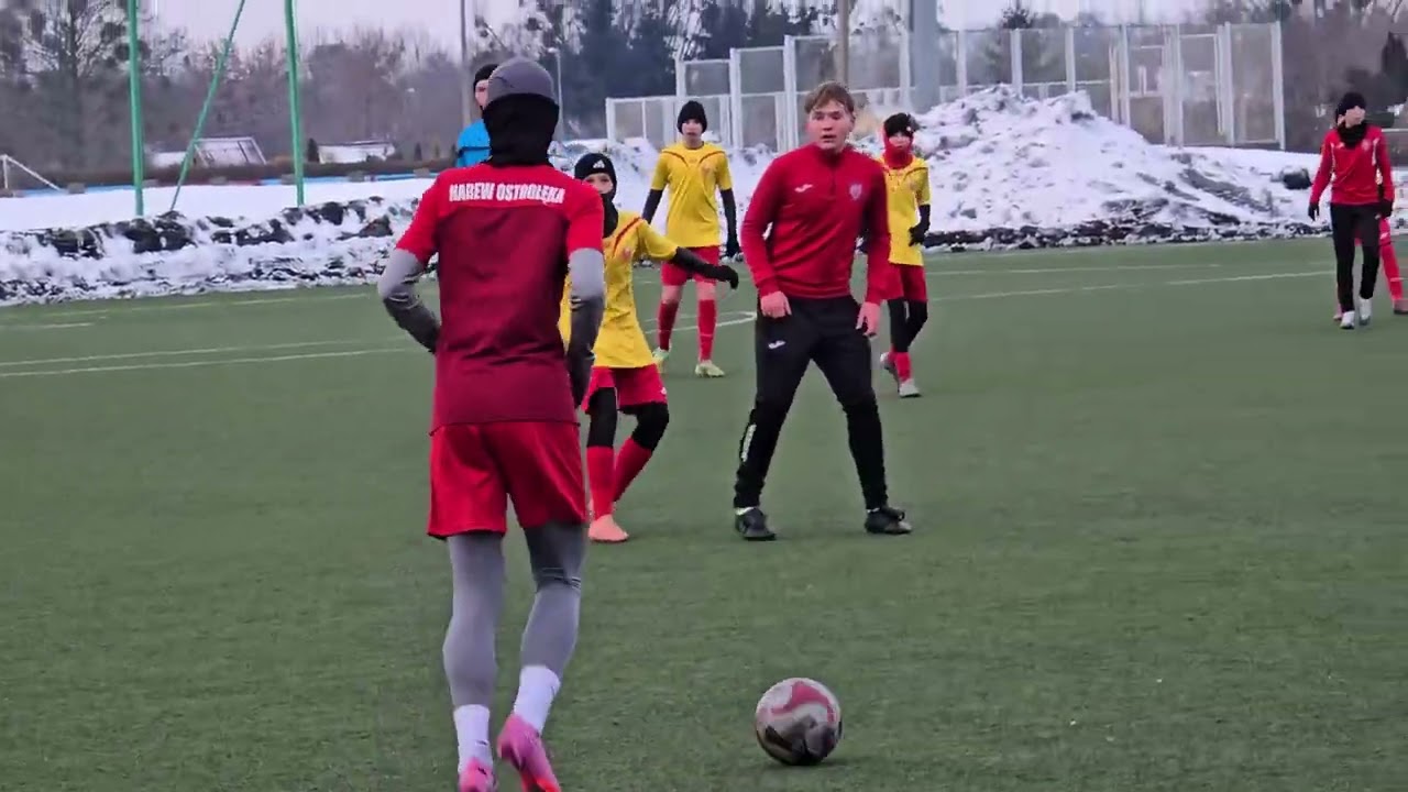 30.01.2026 mecz sparingowy z Zniczem Pruszków2012 vs AP Narew 2011