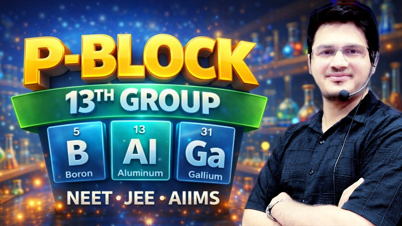 Group 13 Elements (Boron Family) One Shot  | P Block Chemistry | JEE/NEET Crash Course