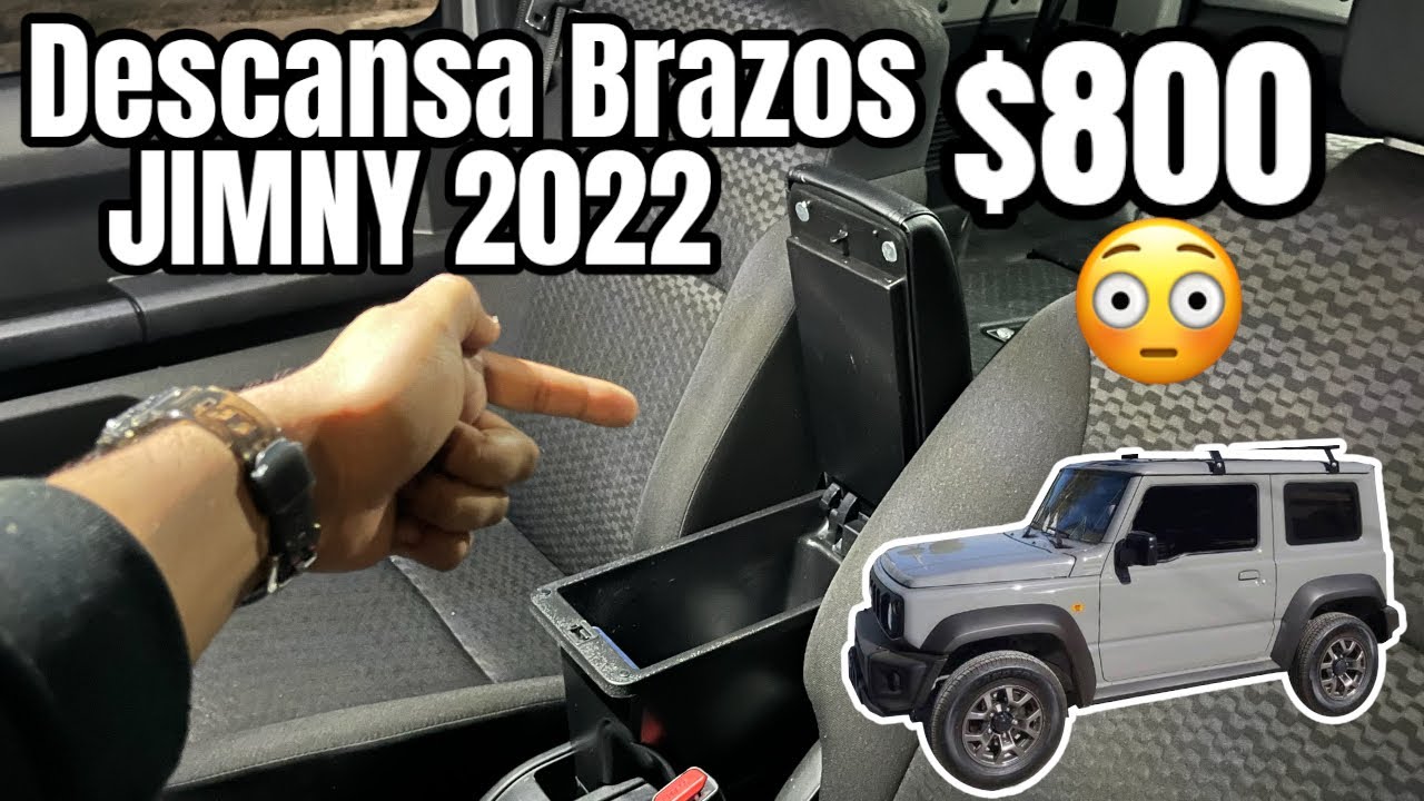 Compré el DESCANSA BRAZOS para mi JIMNY y lo INSTALÉ EN 1 MINUTO😳⚠️ME COSTÓ MENOS DE $800 PESOS