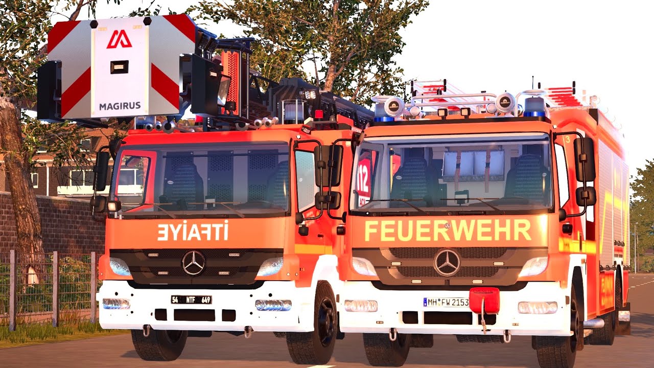 Emergency Call 112- büyükşehir itfaiyesi Turkey all |  fire fighting simulator game play 4k 🚒🔥