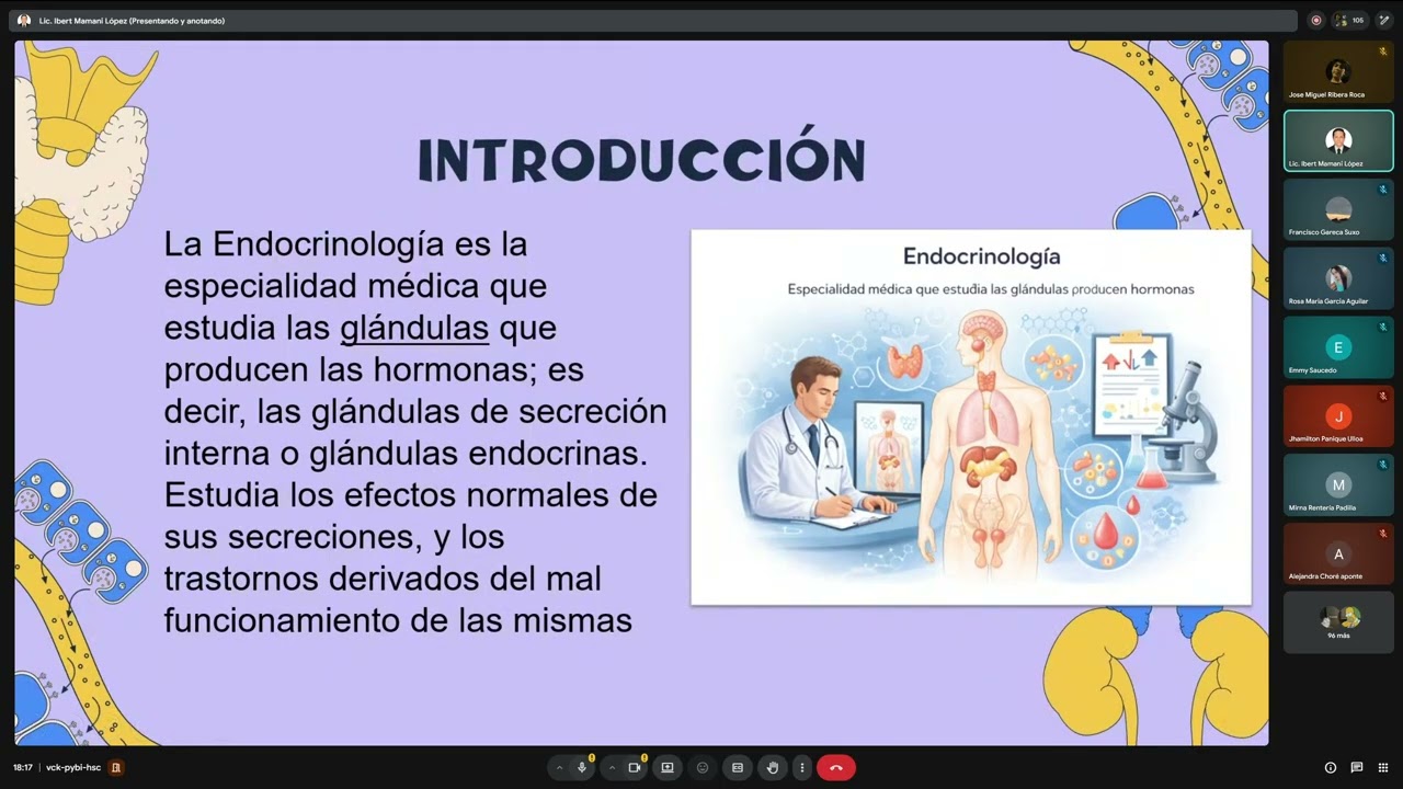 CLASE DE BIOLOGIA: TEMA 6  GLANDULAS DE SECRECION HORMONAL 10/02/2026