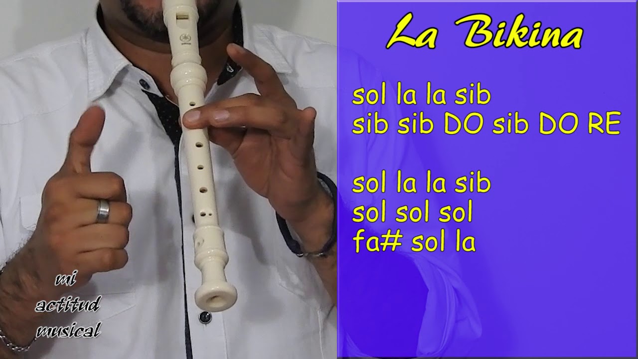 La Bikina   Tutorial Flauta Dulce