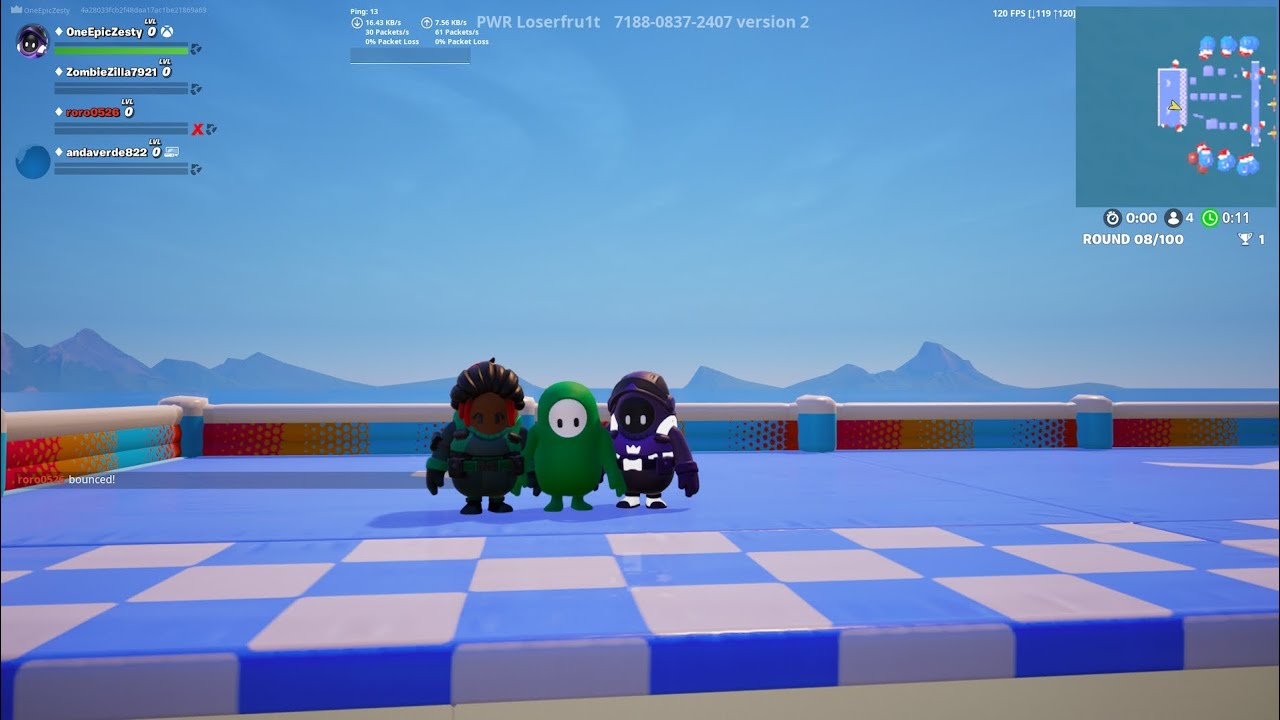 The INCREDIBLE Zombie Zilla plays El Fruito in Fortnite Fall Guys