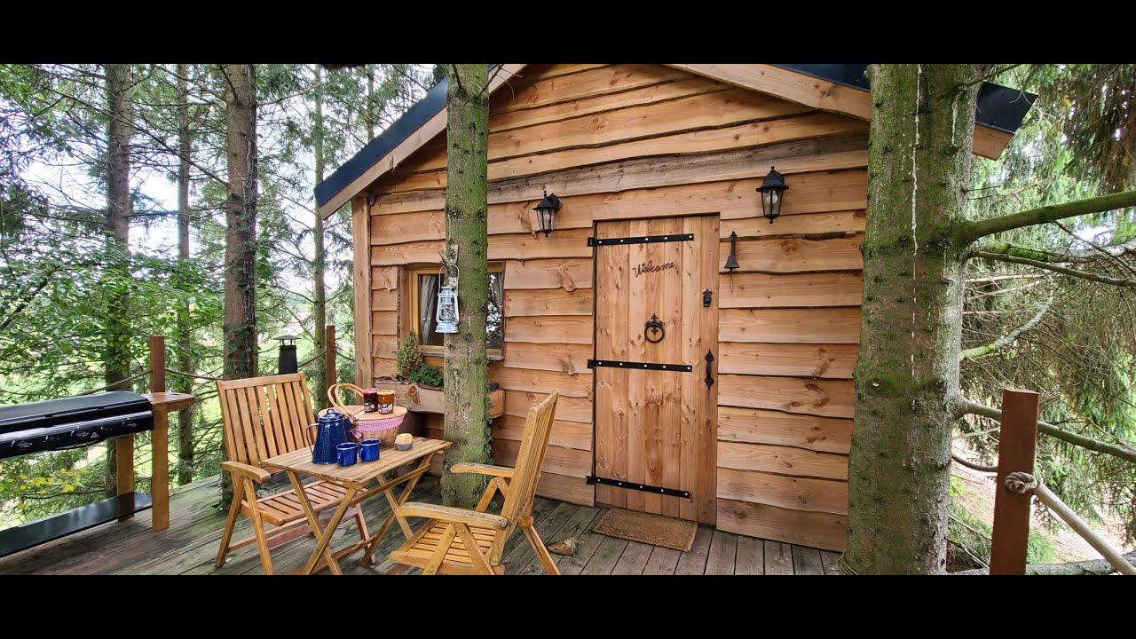 La #cabane  dans les arbres à Carignan dans les #ardennes