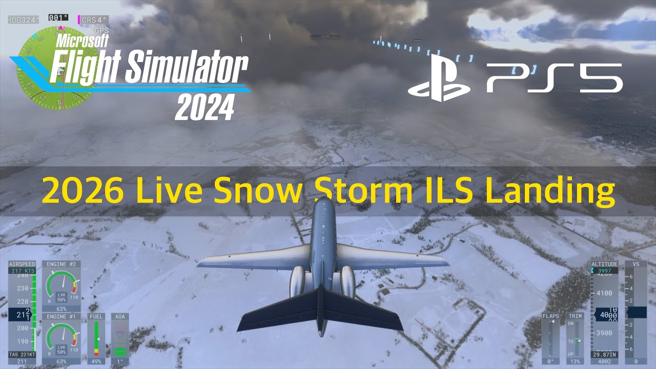 MSFS 2024 Pilatus PC-24 Live Weather Full Flight | PS5