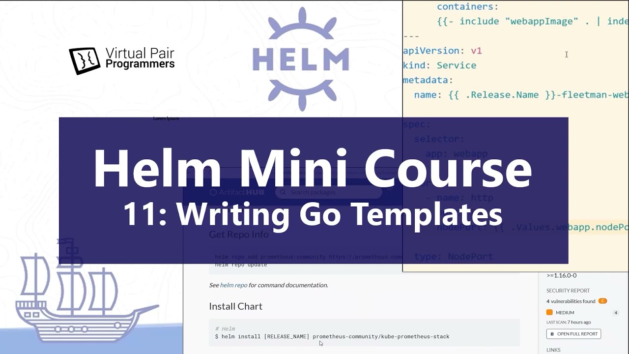 Мини-курс Helm, часть 11: Как писать шаблоны Helm Go