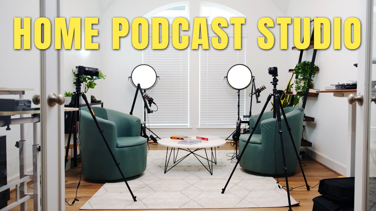 Home Podcast Studio Tour 2023