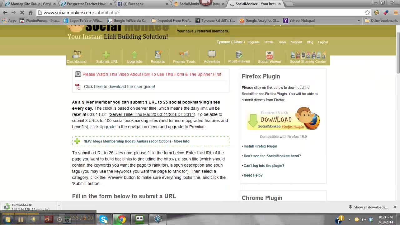 Social Monkee - Generate Up To 300 Backlinks Per Day With A Click Of A Button!