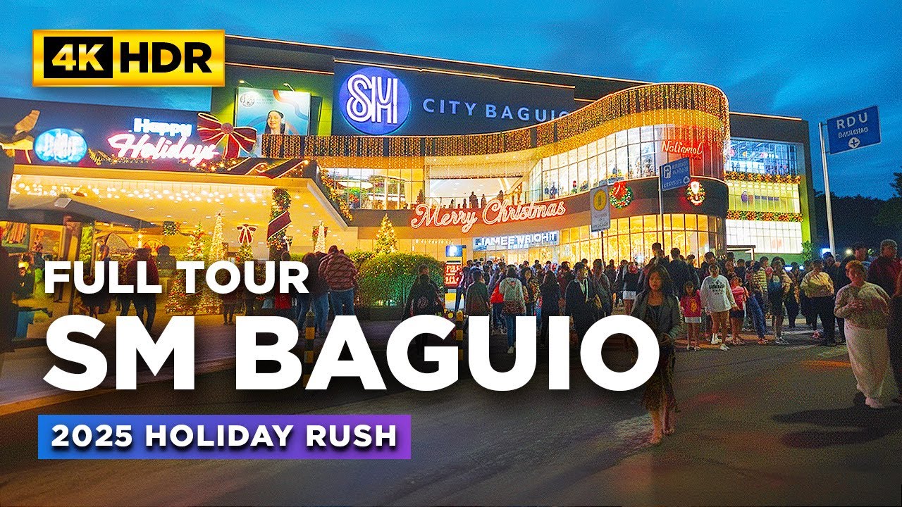 This is How FILIPINOS Celebrate Christmas! | Crowded Christmas Rush at SM CITY BAGUIO