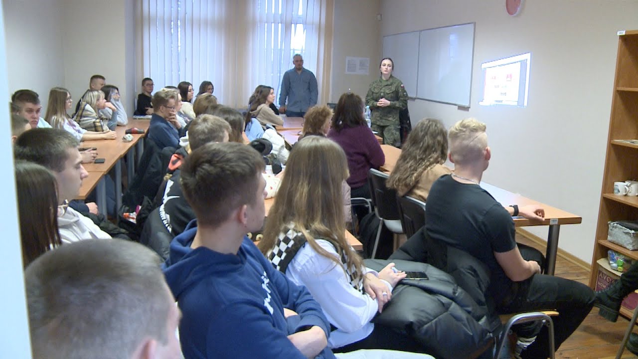 Niezwykły gość w Szkole Mundurowej