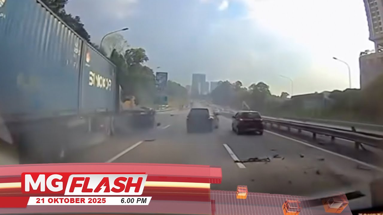 Pemuda 22 Tahun Punca Nahas 5 Kenderaan Di NKVE Ditahan  #MGFlash