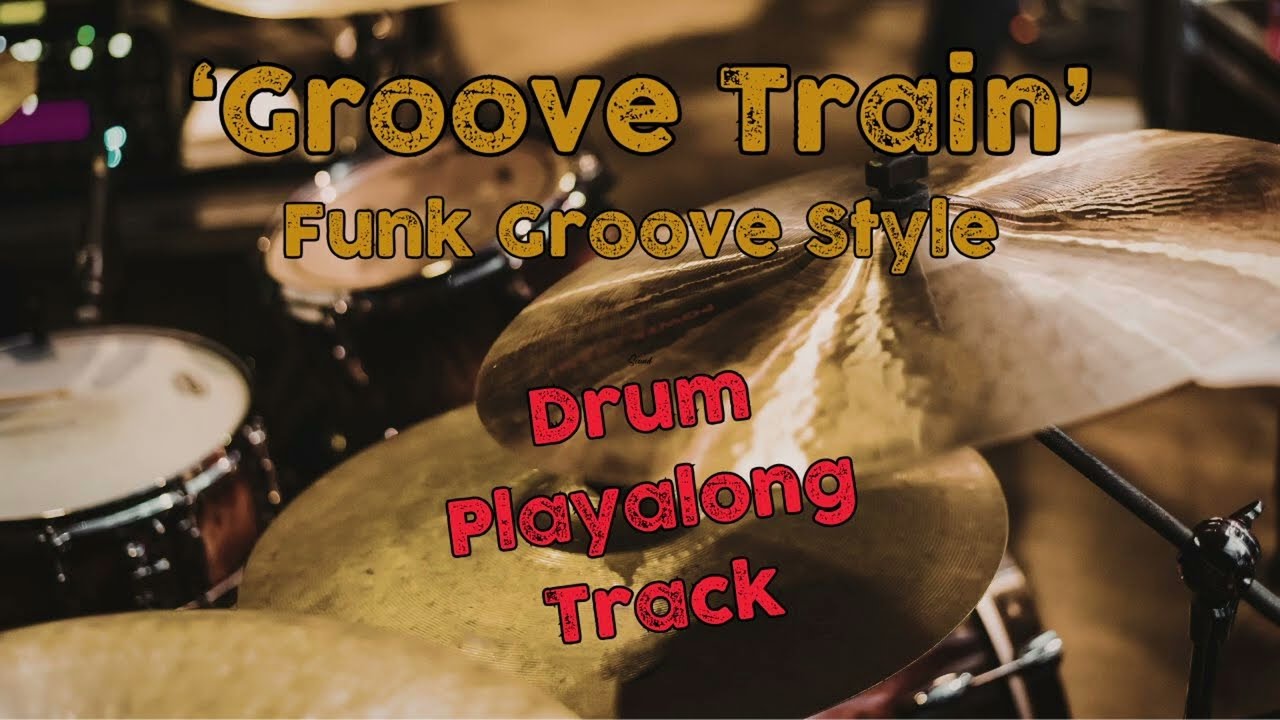 A deep groove drum Playalong Track w click