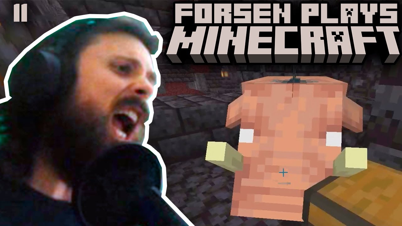 Forsen installed the language pack. Minecraft (11)