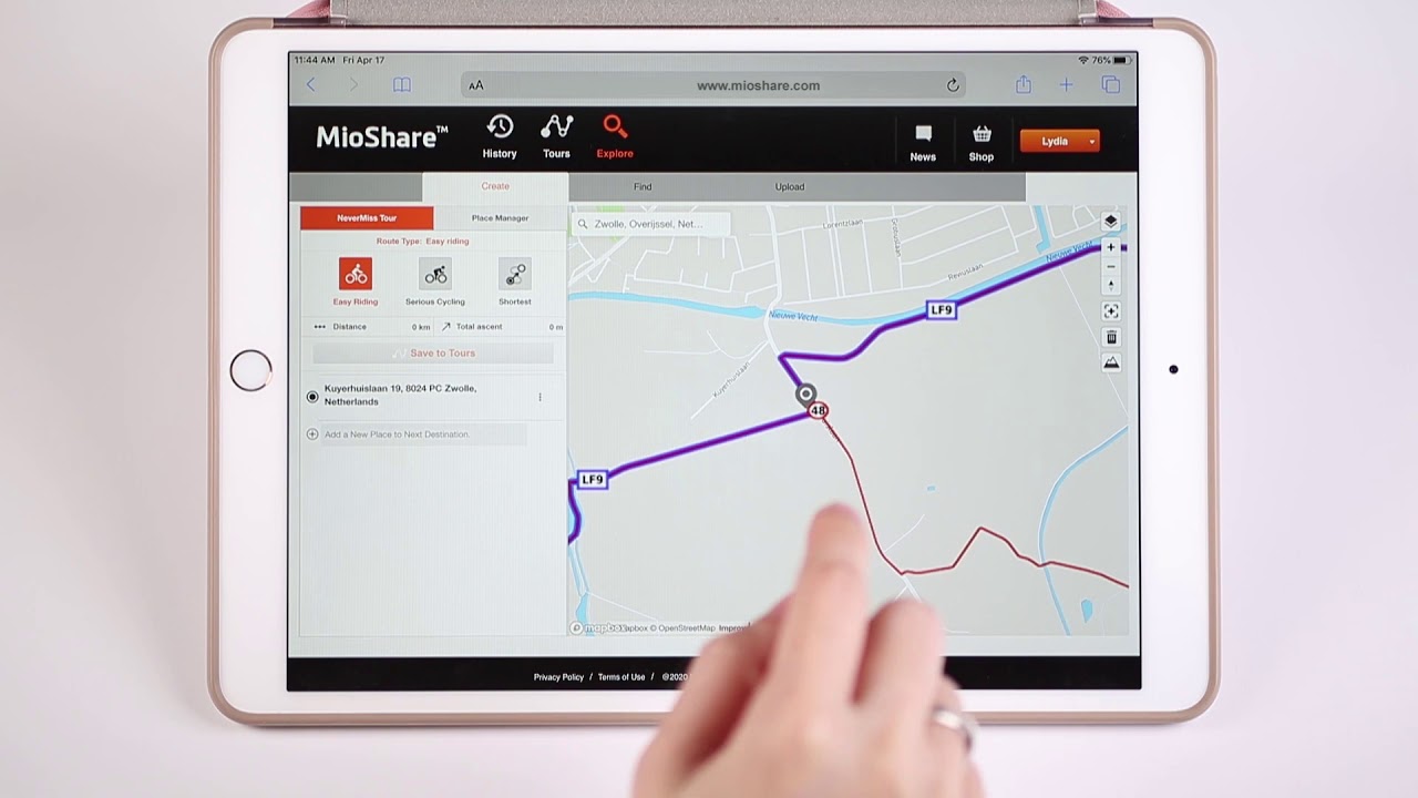 Cyclo™ Discover Series | How to | Create a tour (NL)