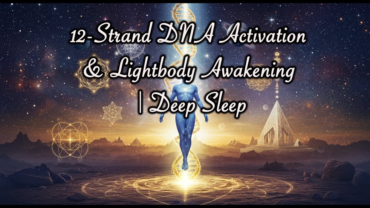 🌟 12-STRAND DNA ACTIVATION & LIGHTBODY AWAKENING-DEEP SLEEP MEDITATION 🌟#sleep #rest #dream #relax