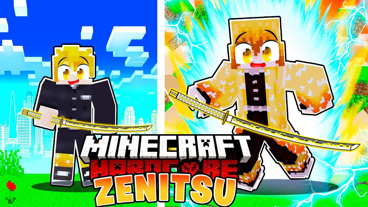 100 Days - [Minecraft Demon Slayer as ZENITSU]