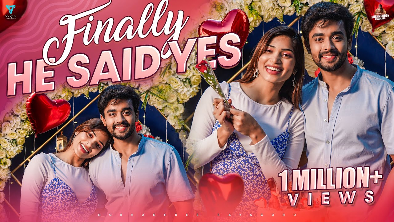 Finally, He Said Yes || Gautham Krishna || Subhashree Rayaguru || BiggBoss7 || Vnique