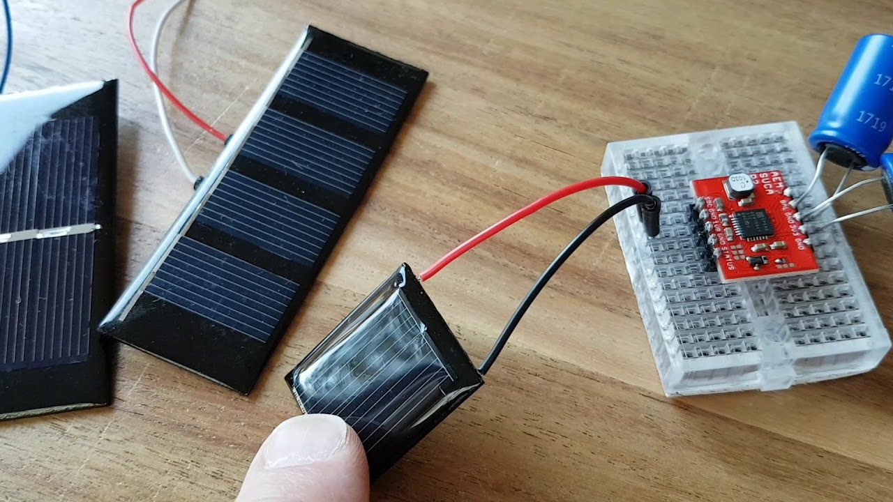 AEMSUCA, a board for solar harvesting into supercapacitors