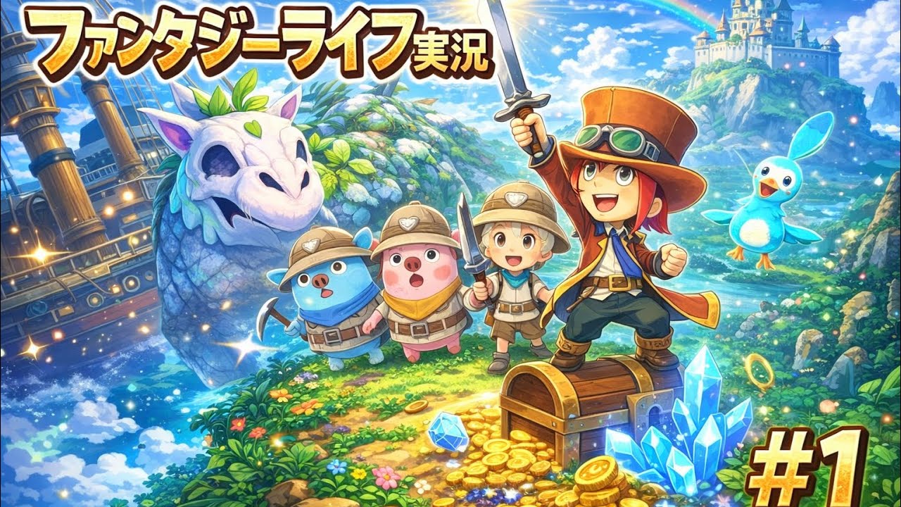 【ファンタジーライフi】実況初見プレイ！#1 