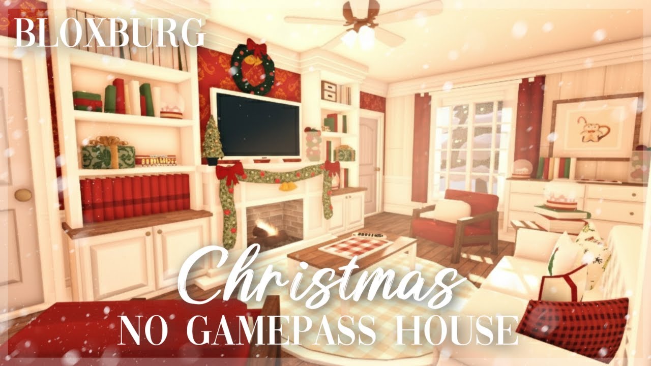 Roblox Bloxburg - No Gamepass Christmas House - Minami Oroi