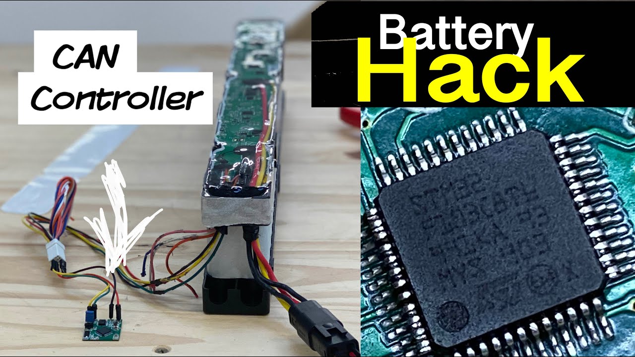 CAN Controller Hack for Waking up Scooter Battery Packs