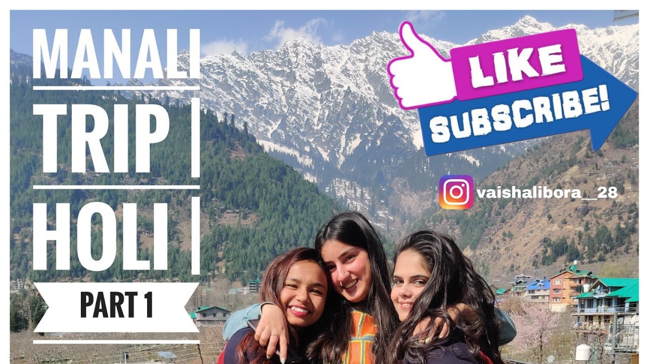 Manali Trip | Ride Inn Cafe | Holi 2022 | Part 1 #manalitrip #rideinncafe #vlog #youtube #viral