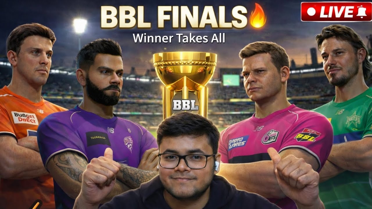 BIG BASH LEAGUE FINALS🔥Cricket 26 | Hobart Hurricanes 💜 | OmiVerse 
