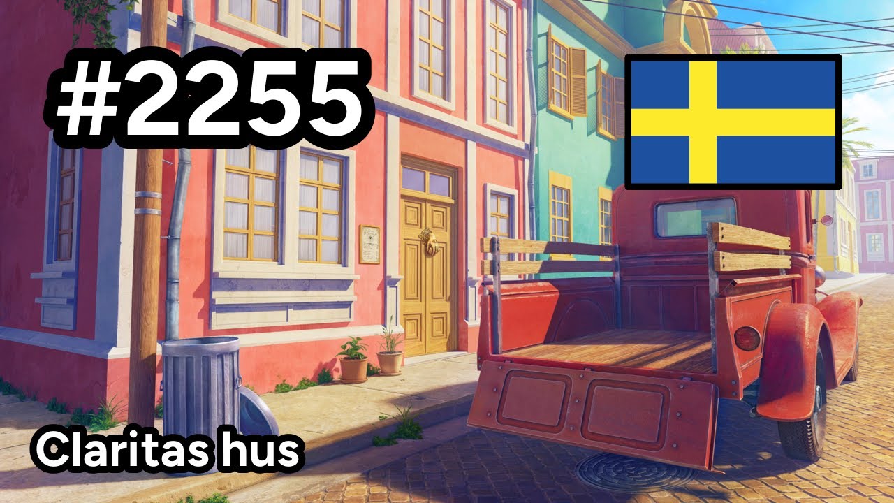 #2255 🇸🇪 (📕10-📄6-5) - Claritas hus - June's Journey