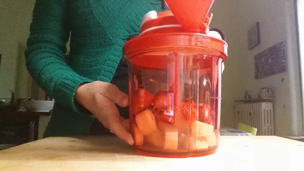 Moschettiere Chef Tupperware - frullato di fragole e banana