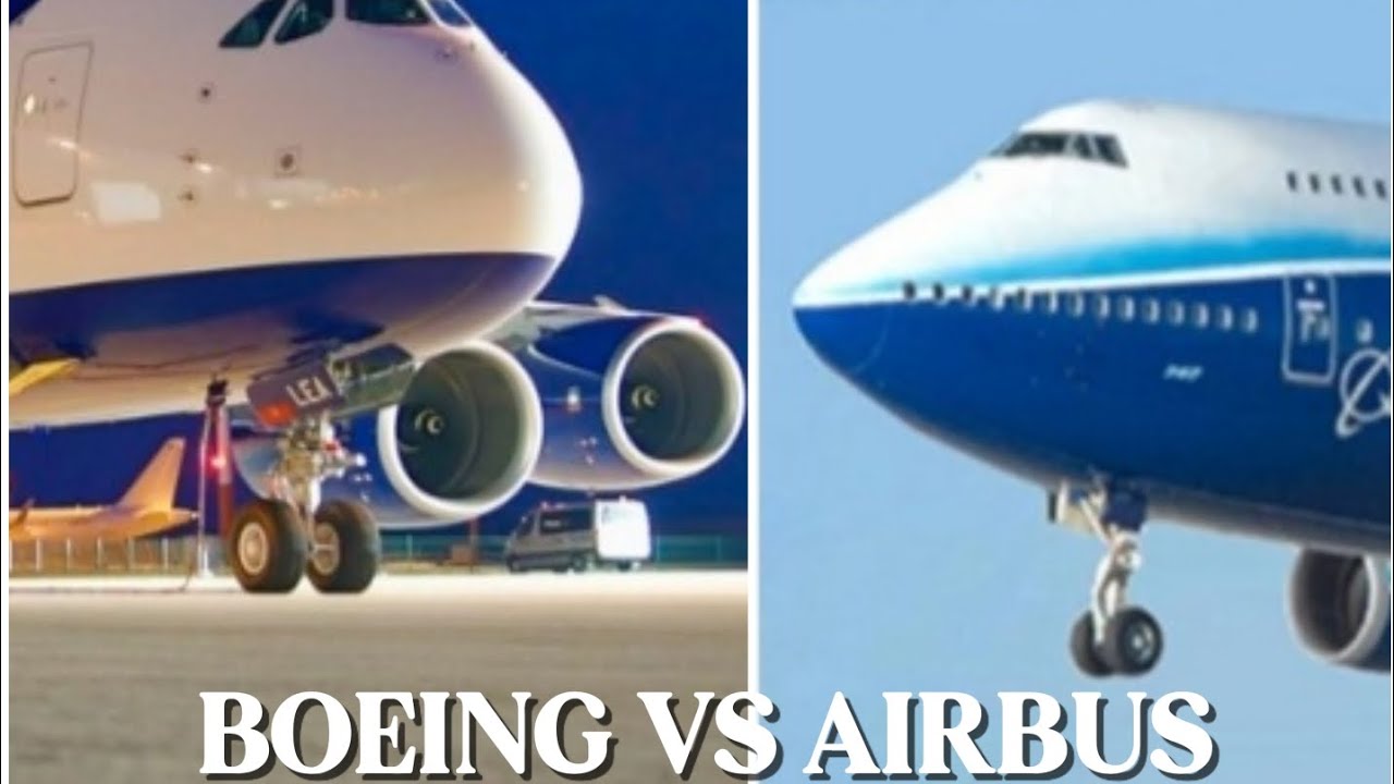 Boeing vs Airbus take offs in project flight.