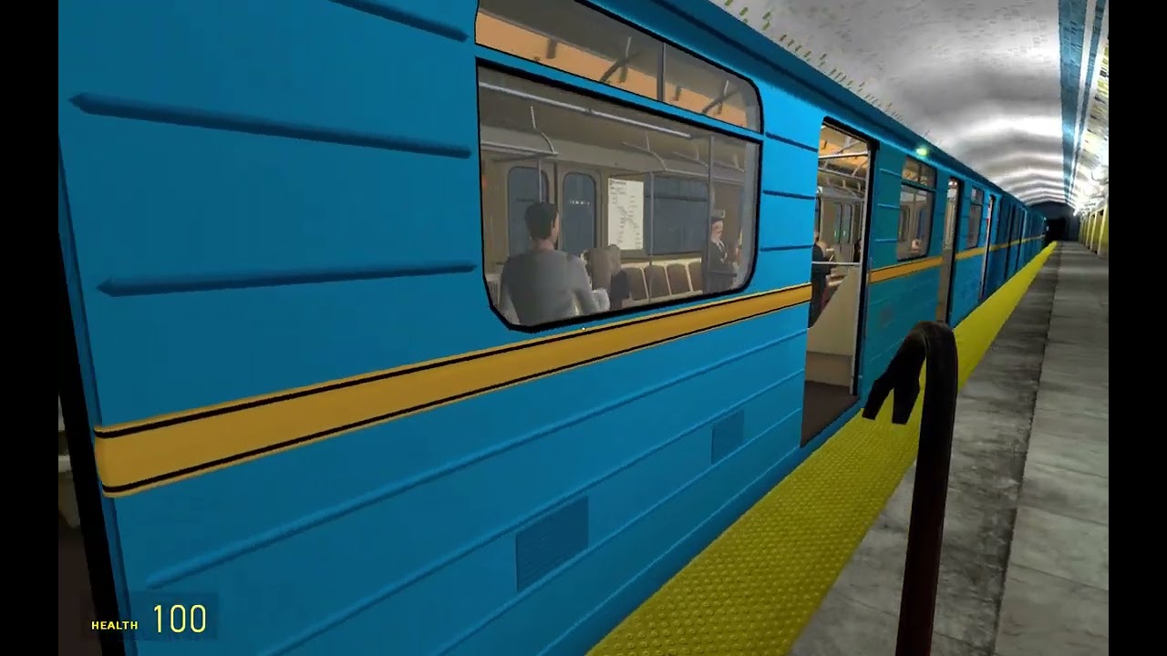 Garry Mod Metrostroi Зеленая Линия от Межстройской до Автозаводской