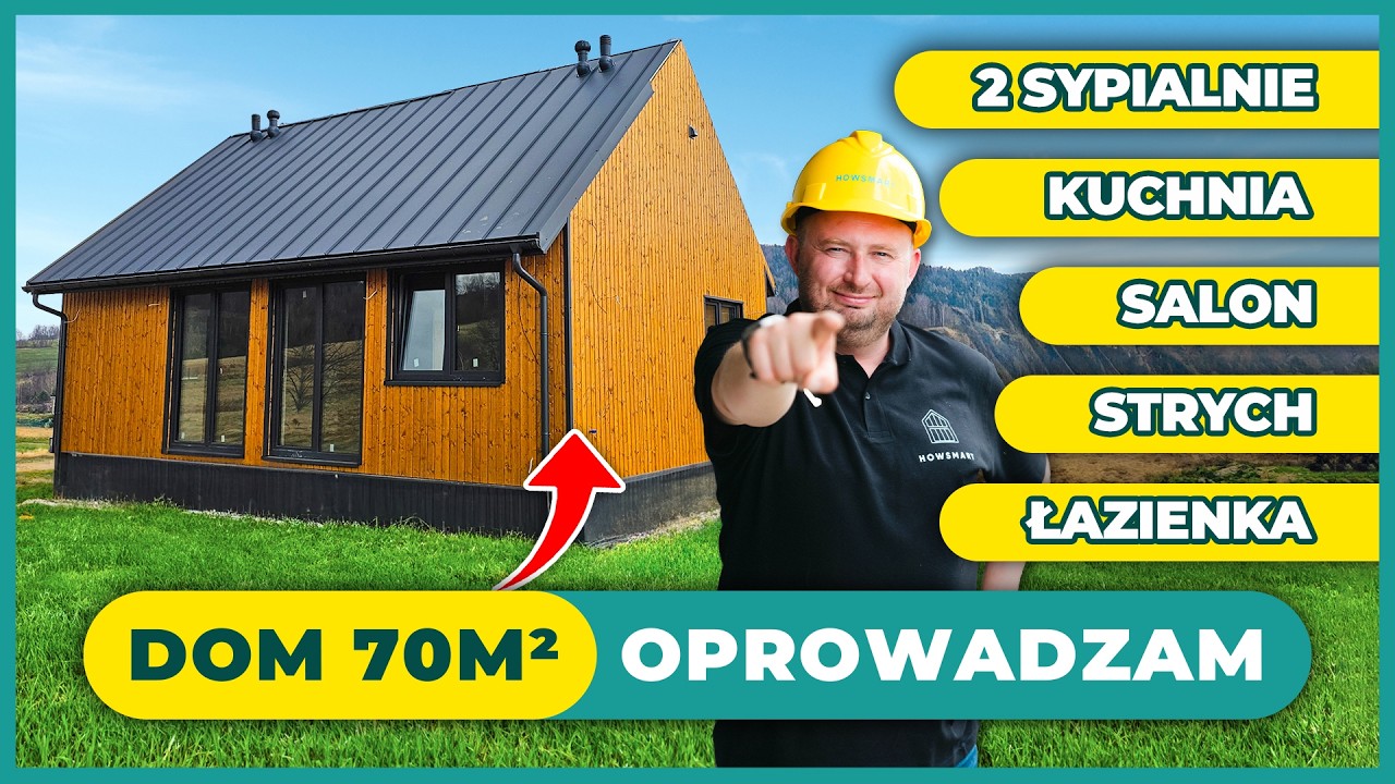 JAK ZBUDOWAĆ DOM BEZ POZWOLENIA? 70m2 DOM MODUŁOWY OPROWADZAM! | HowSmart