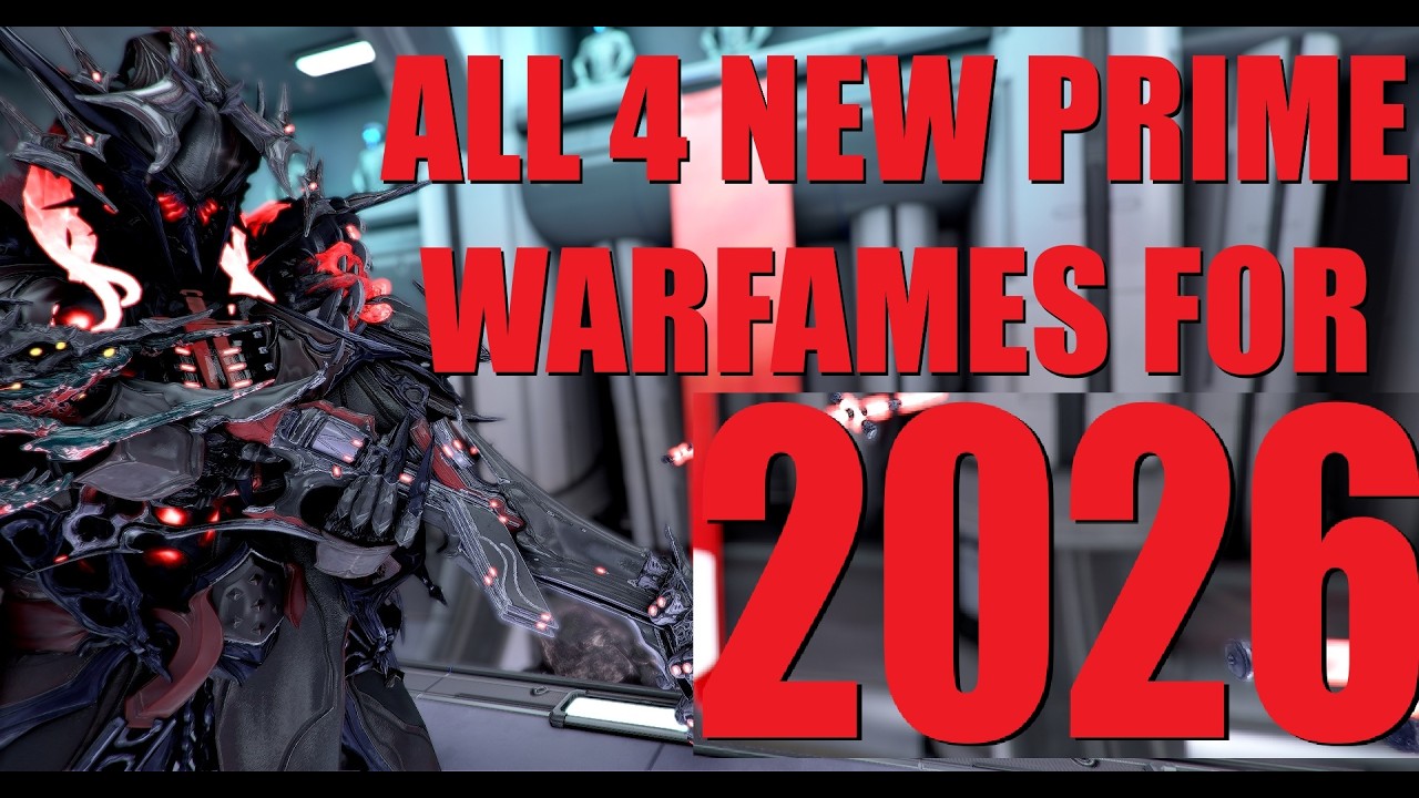 4 NEW Primed Warframes In 2026 And Their Prime Weapons
