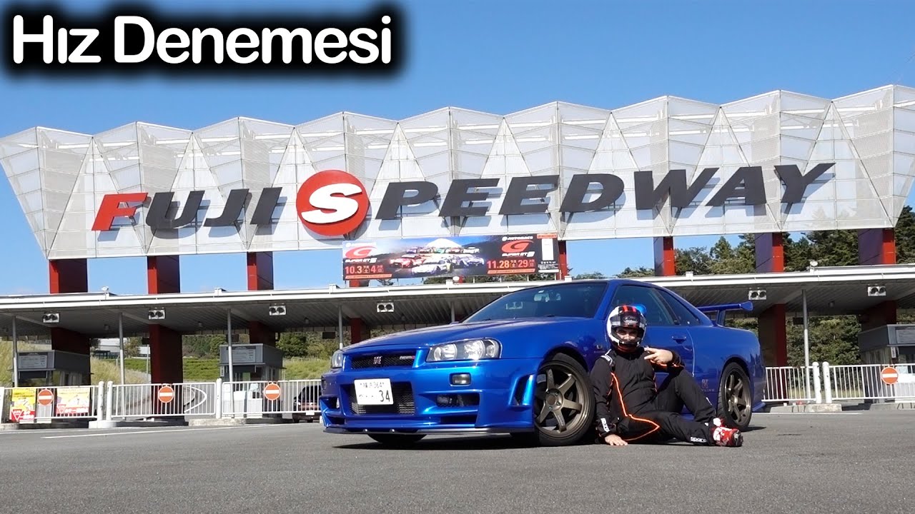 R34 GTR Pistte - Yüksek Hız Denemesi  | Fuji Speedway | Japonic