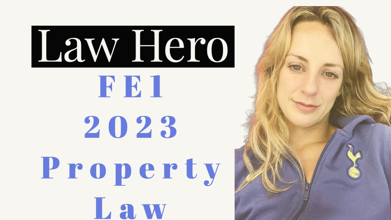 FE1 PROPERTY LAW 2023