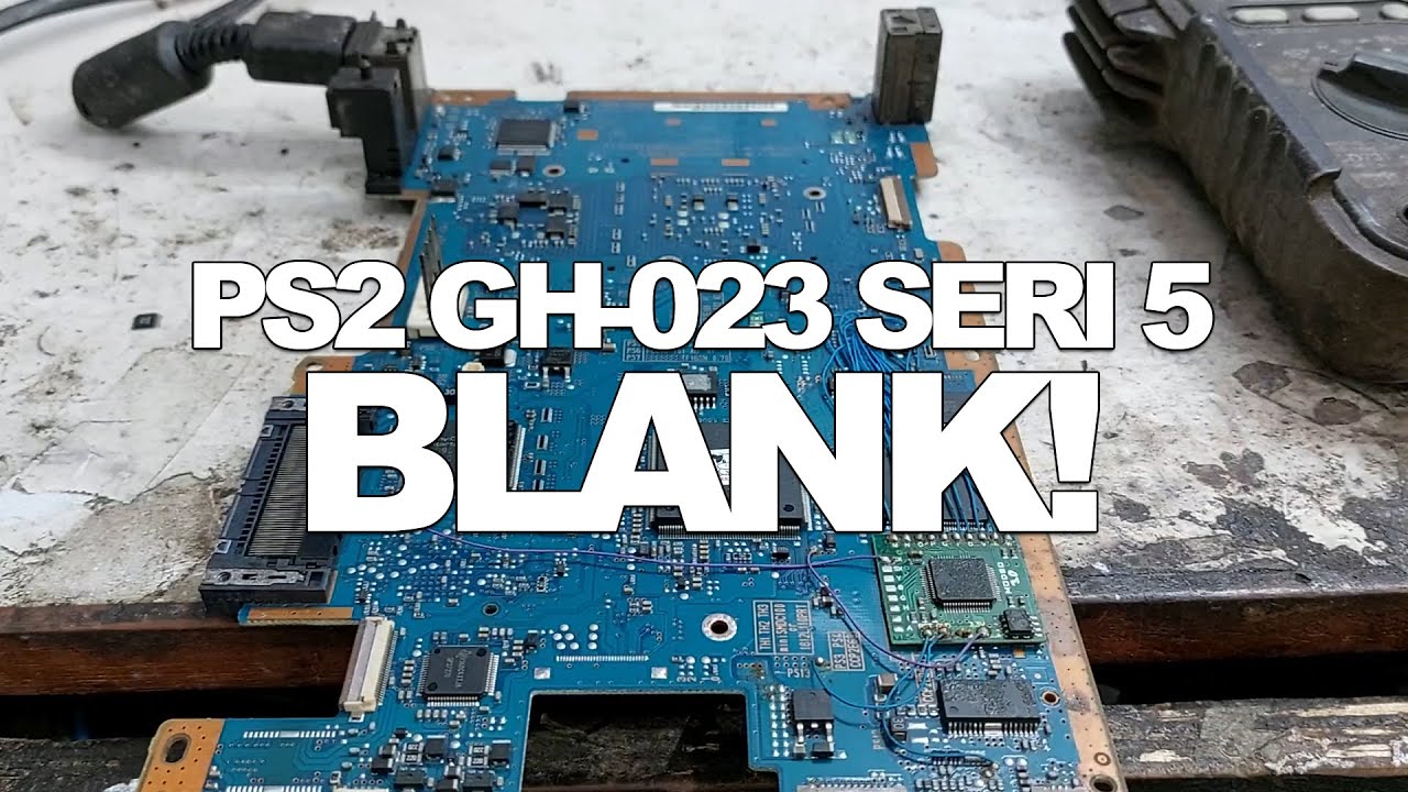 PS2 No Signal Blank Tidak Muncul Gambar (PS2 GH-023 Seri 50xxx) - TEBE Repair