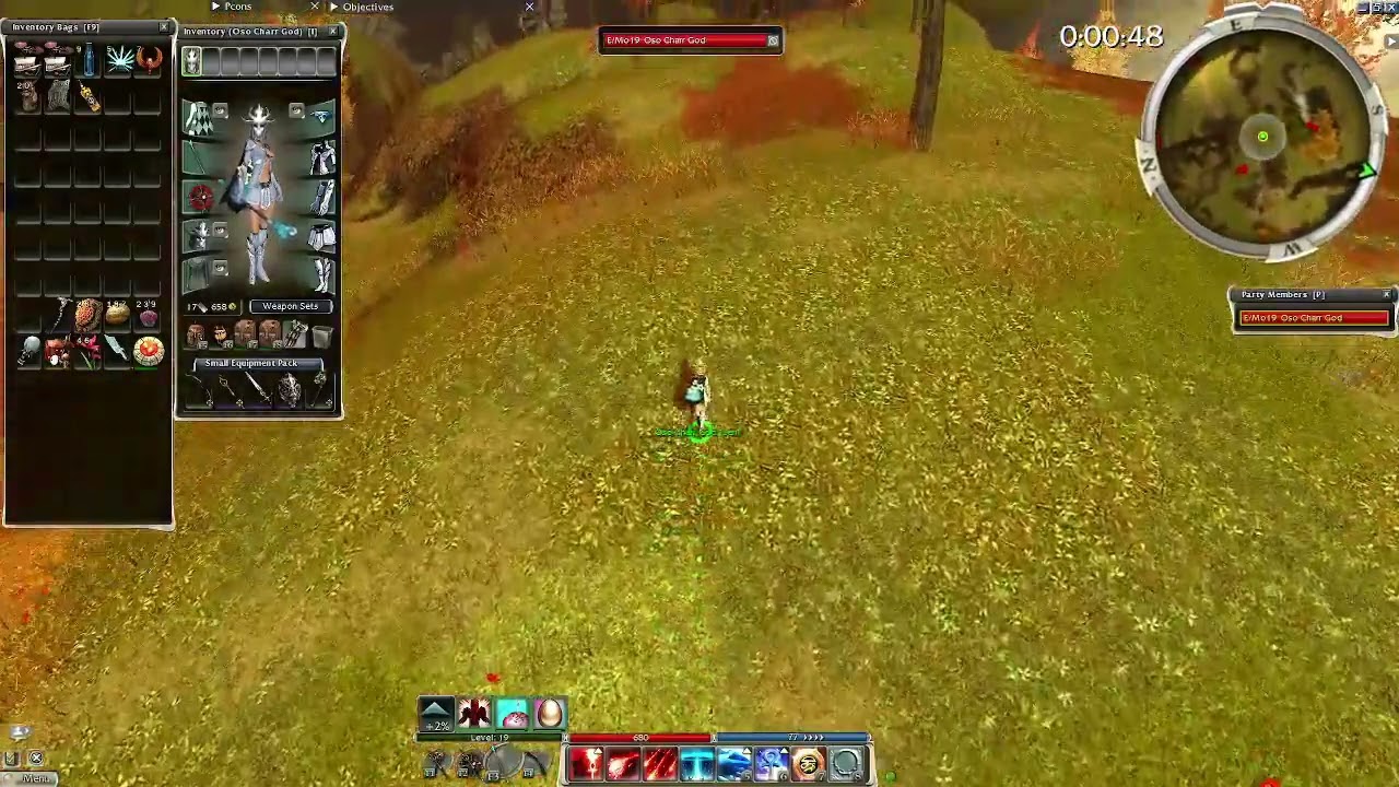 PreSearing 4 Bosses Solo 1min16sec - Guild Wars