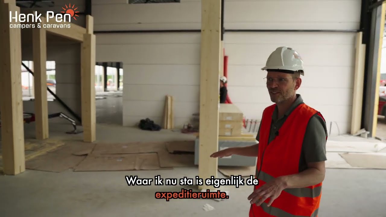Rondleiding nieuwe pand in aanbouw