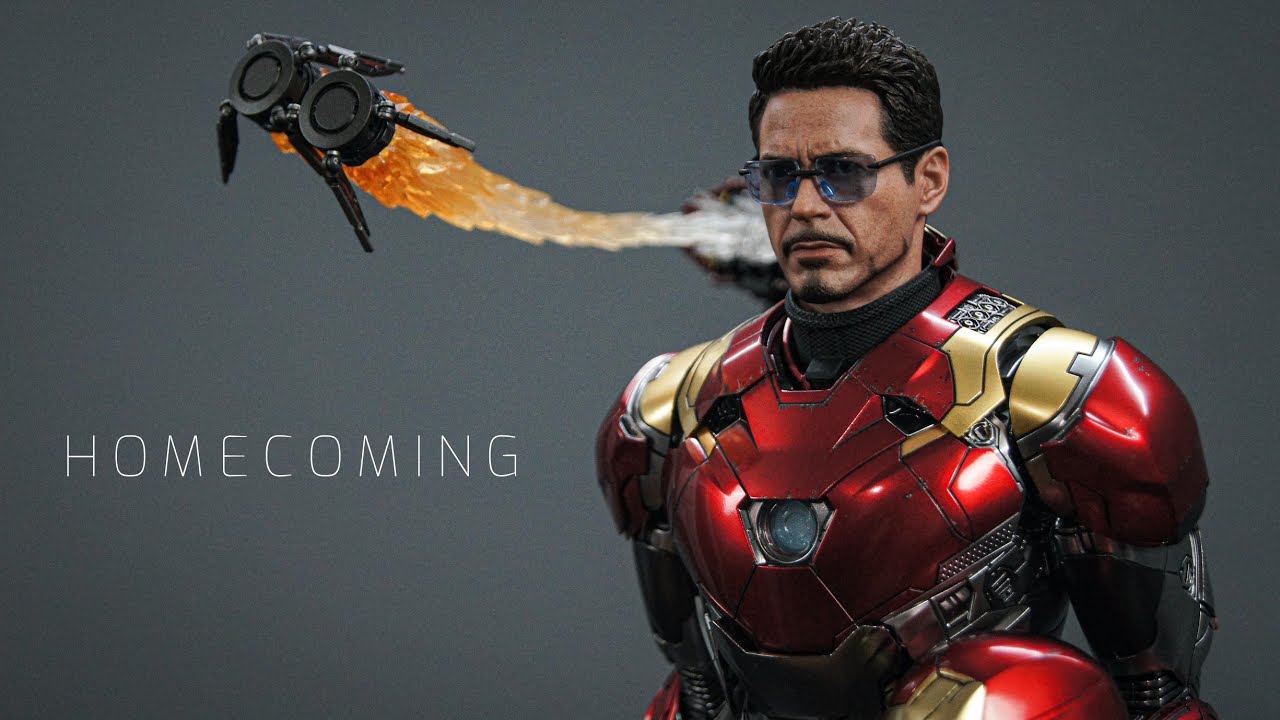 Hot Toys Iron Man Mark 47 Diecast 1/6 Scale Movie Masterpiece 4K Figure Unboxing Review