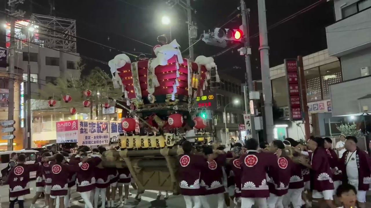 ②令和6年弓削神社秋祭宵宮夜