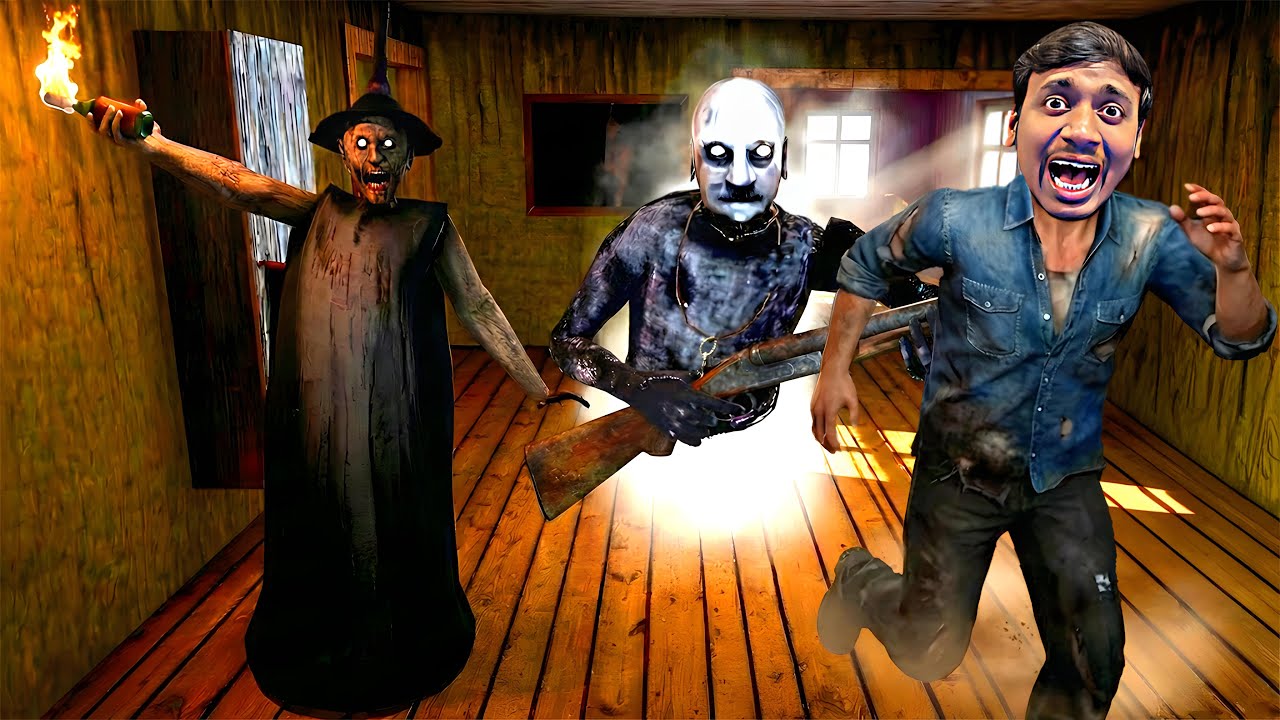 Ghost Grandpa & Granny Throwing Potions | Granny 2 Return