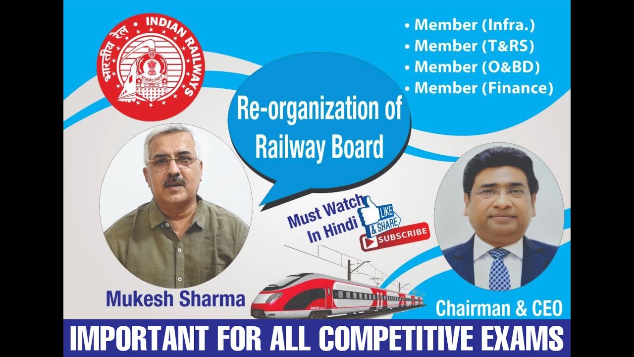 Re-Organizational structure of Indian Railway Board...