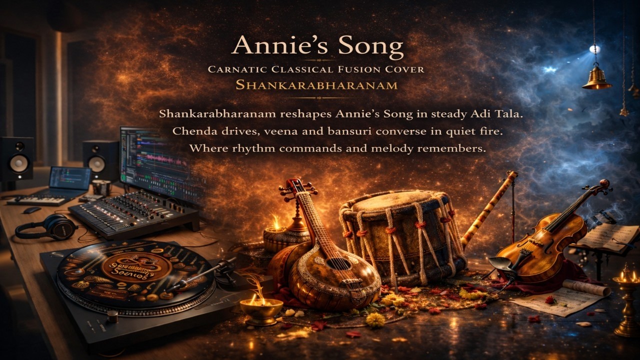 Annies Song | Carnatic Instrumental Shankarabharanam Fusion Cover