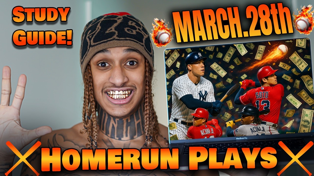 Best HOMERUN picks for March 28th 2026!