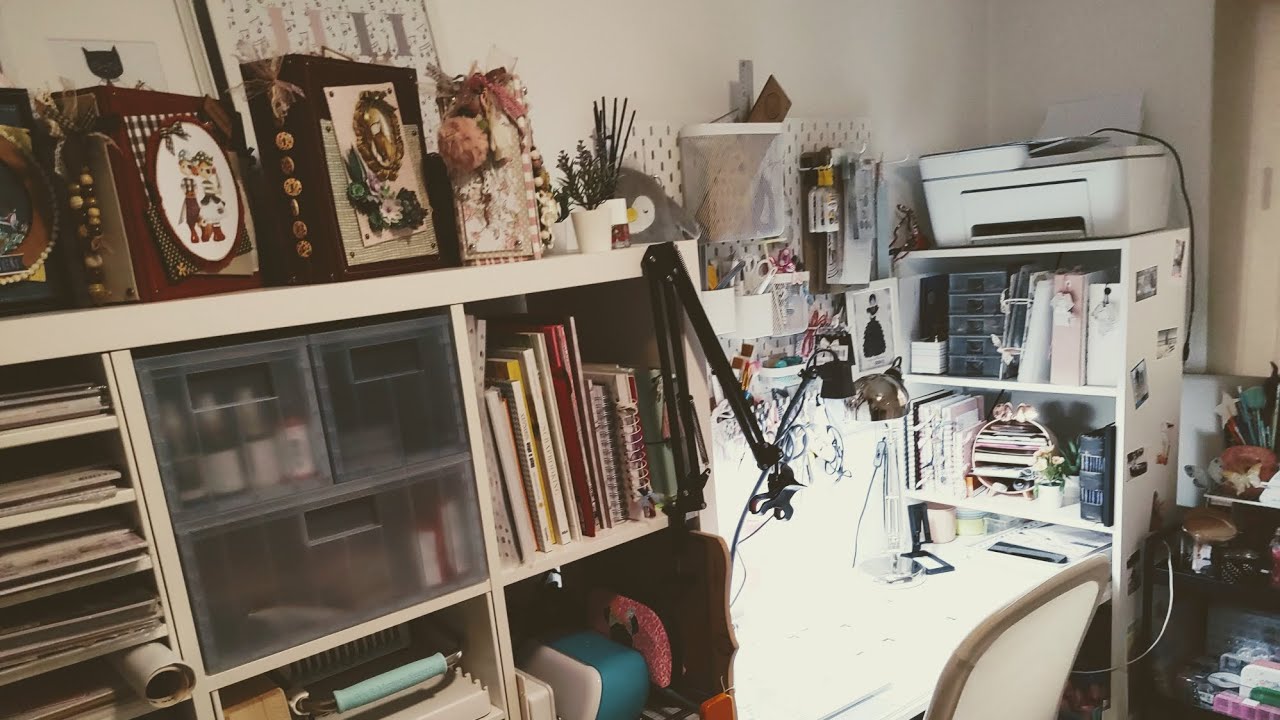 Os presento mi pequeña #scraproom  💁‍♀️ #roomtour