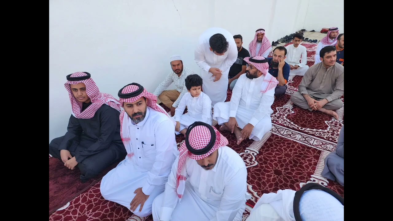 صلاة عيد الأضحى المبارك في مشهد #قرية_البركة بـ #بلجرشي ١٤٤٤ هـ