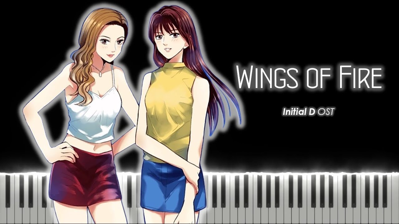 Piano Tutorial - Initial D OST - Wings of Fire